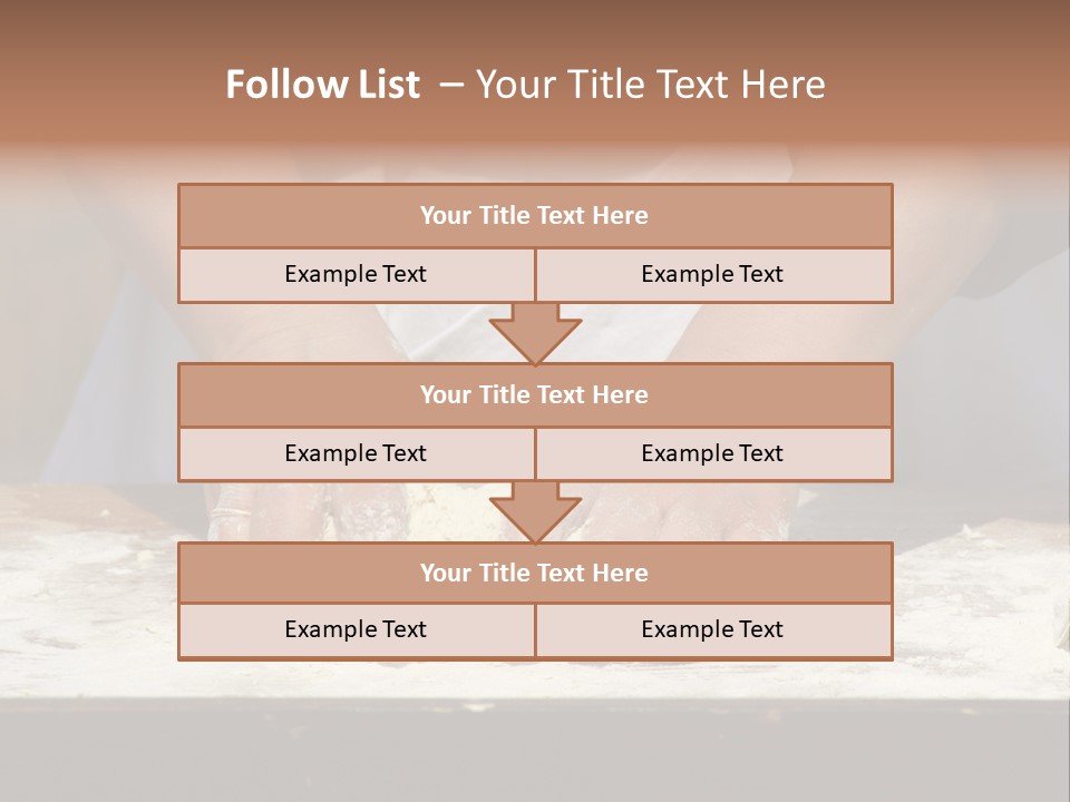 Creative Hand Grain PowerPoint Template