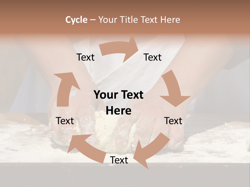 Creative Hand Grain PowerPoint Template