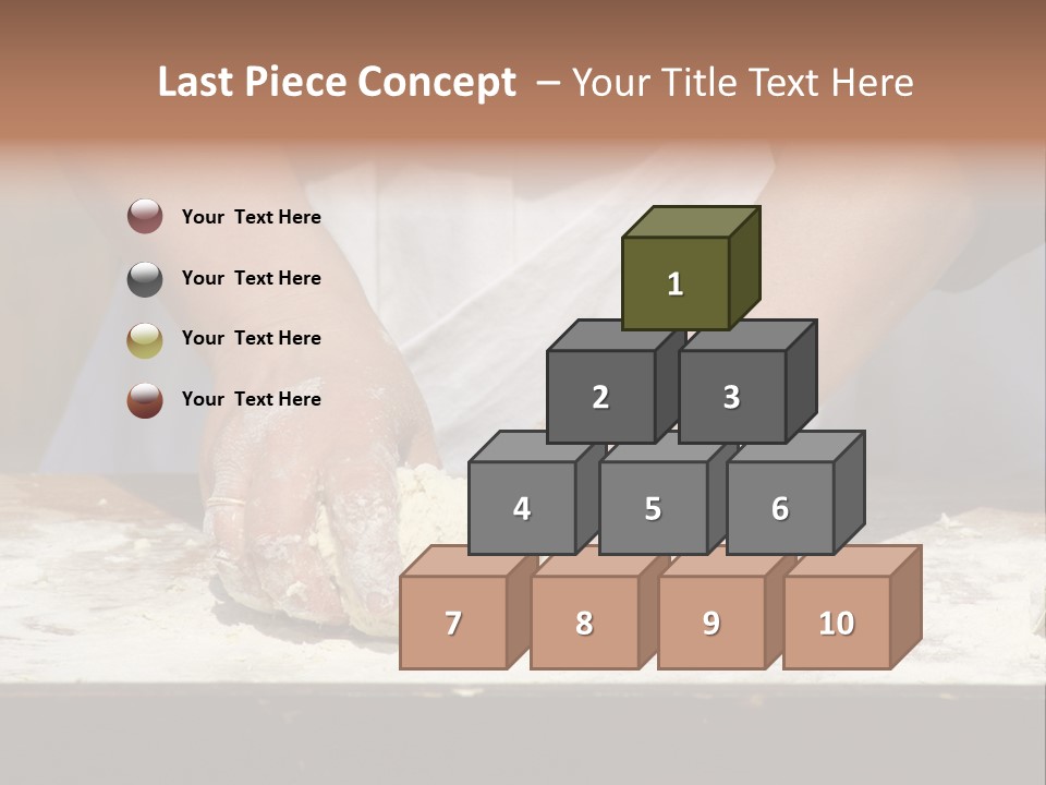 Creative Hand Grain PowerPoint Template