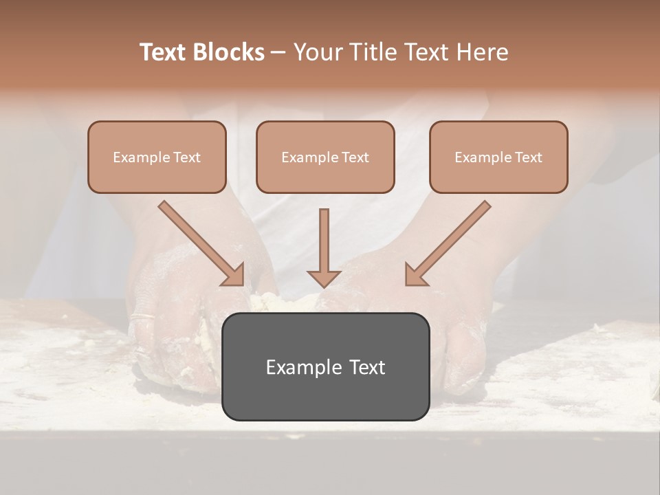 Creative Hand Grain PowerPoint Template