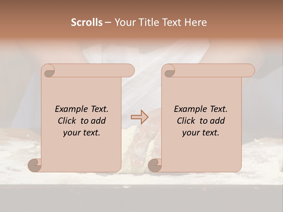 Creative Hand Grain PowerPoint Template