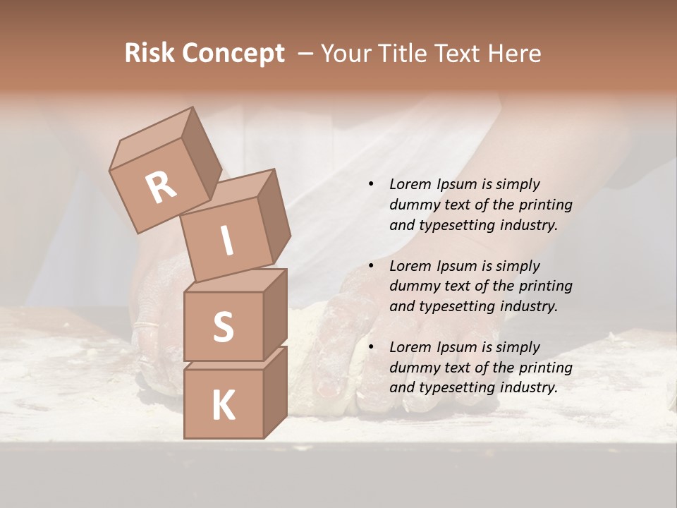 Creative Hand Grain PowerPoint Template