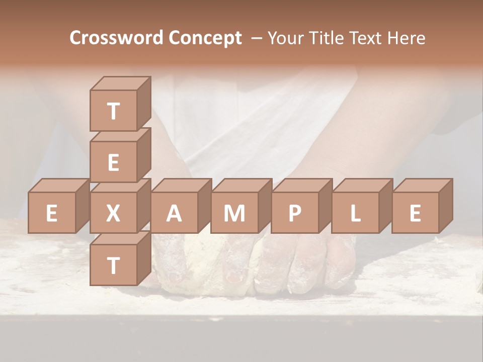 Creative Hand Grain PowerPoint Template
