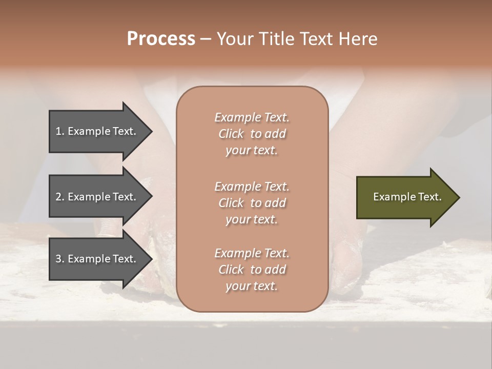 Creative Hand Grain PowerPoint Template