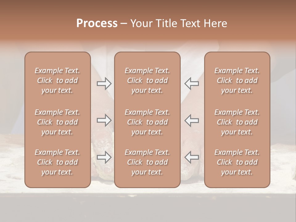Creative Hand Grain PowerPoint Template