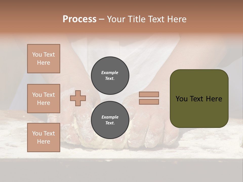Creative Hand Grain PowerPoint Template