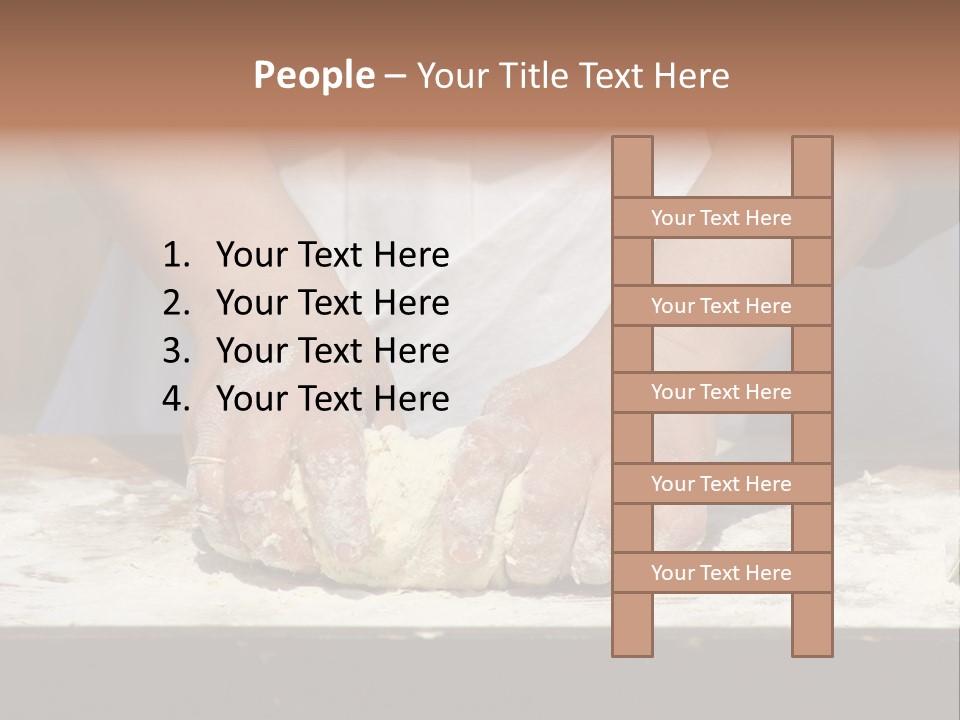 Creative Hand Grain PowerPoint Template