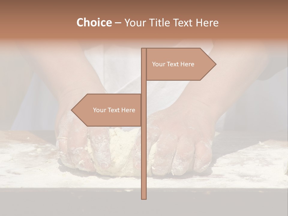 Creative Hand Grain PowerPoint Template