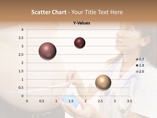 A Pregnant Woman Measuring Her Belly With A Stethoscope PowerPoint Template