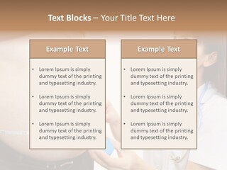 A Pregnant Woman Measuring Her Belly With A Stethoscope PowerPoint Template