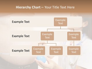 A Pregnant Woman Measuring Her Belly With A Stethoscope PowerPoint Template
