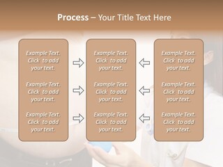 A Pregnant Woman Measuring Her Belly With A Stethoscope PowerPoint Template
