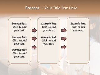 A Pregnant Woman Measuring Her Belly With A Stethoscope PowerPoint Template