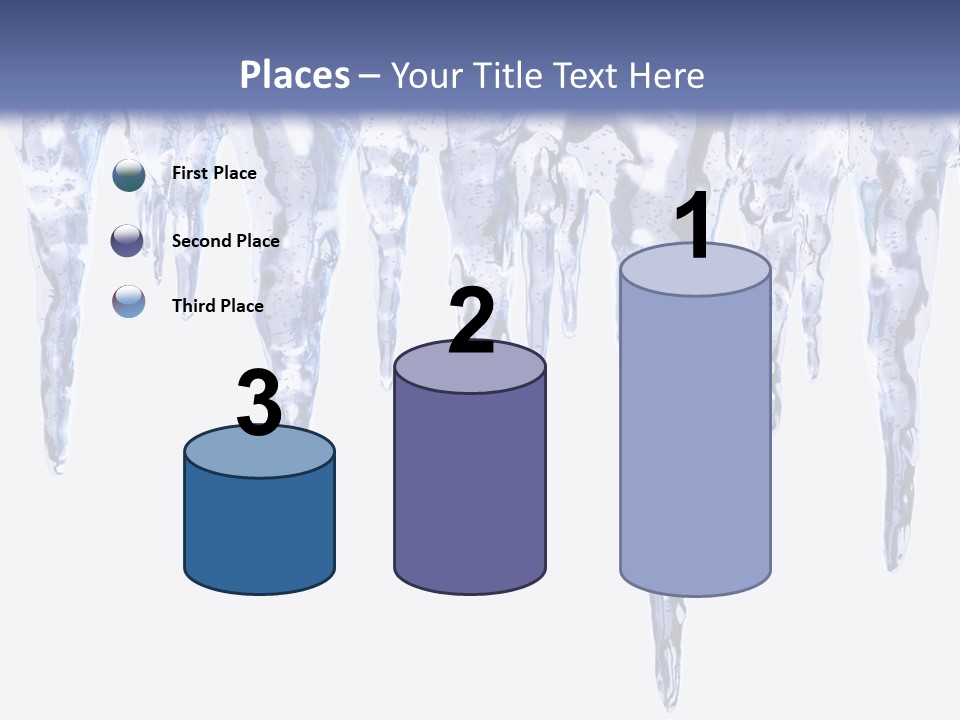 Sharp Nature Frost PowerPoint Template