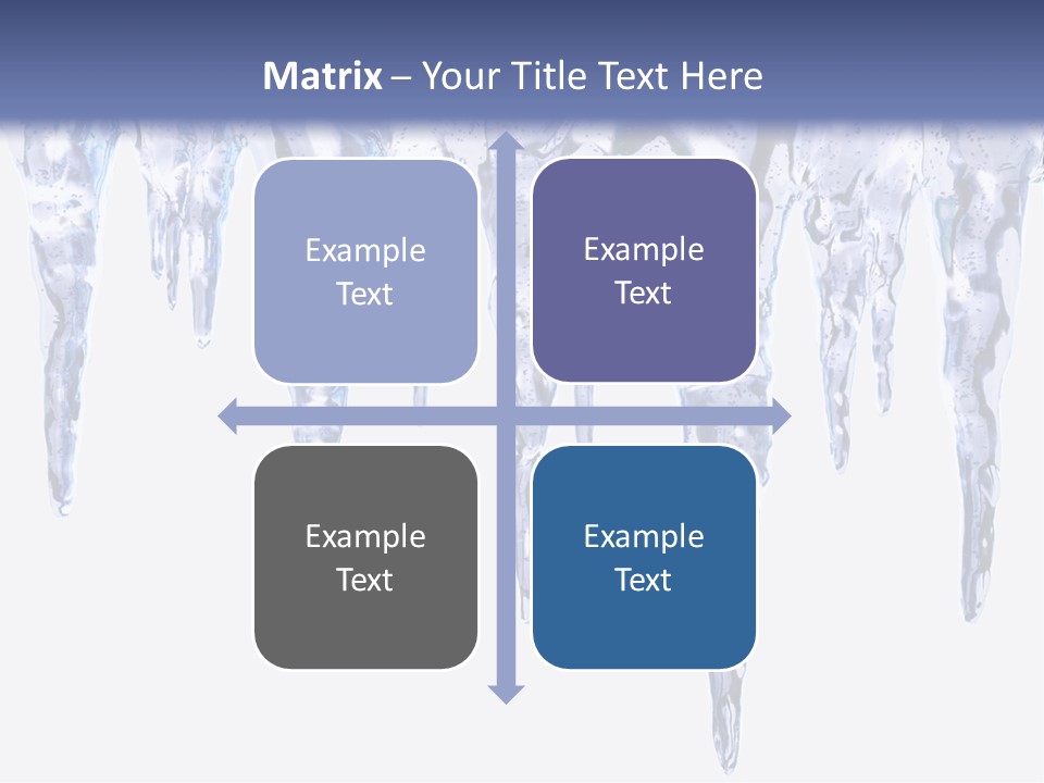 Sharp Nature Frost PowerPoint Template