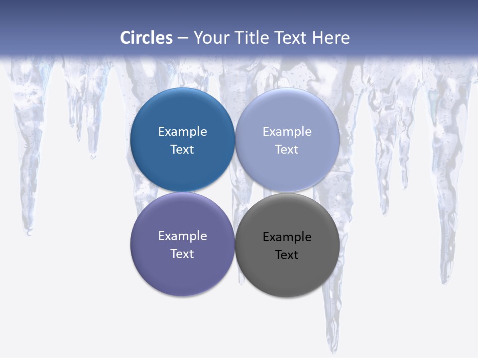 Sharp Nature Frost PowerPoint Template