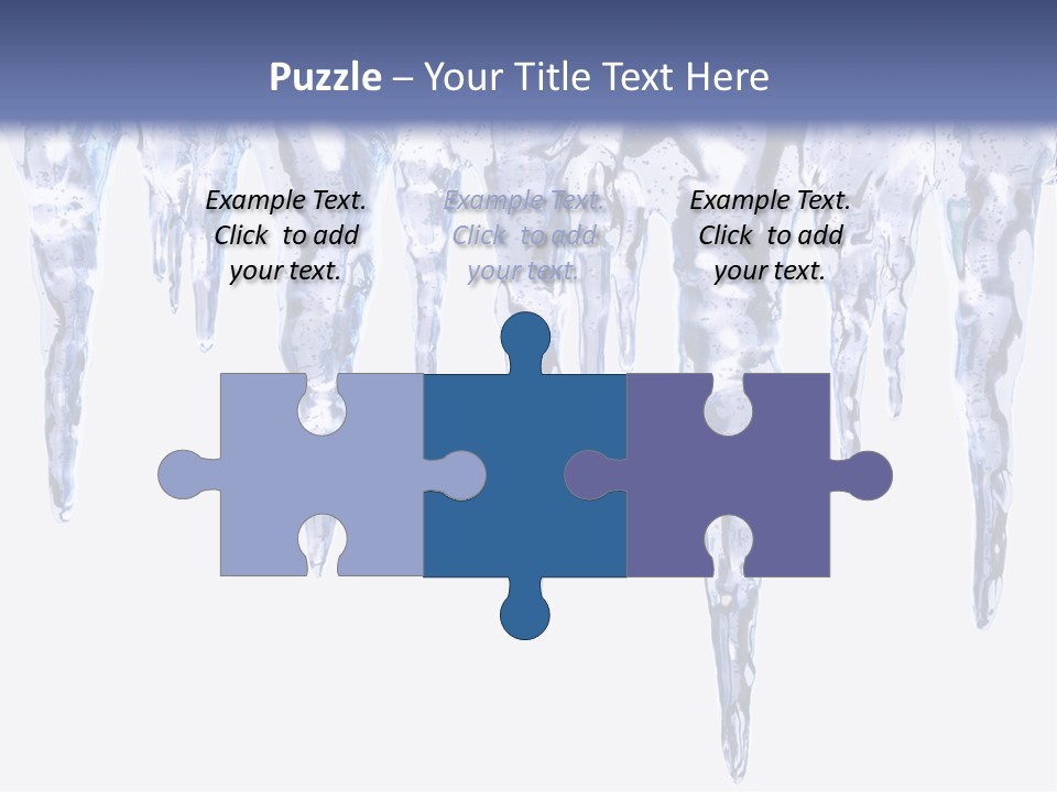 Sharp Nature Frost PowerPoint Template