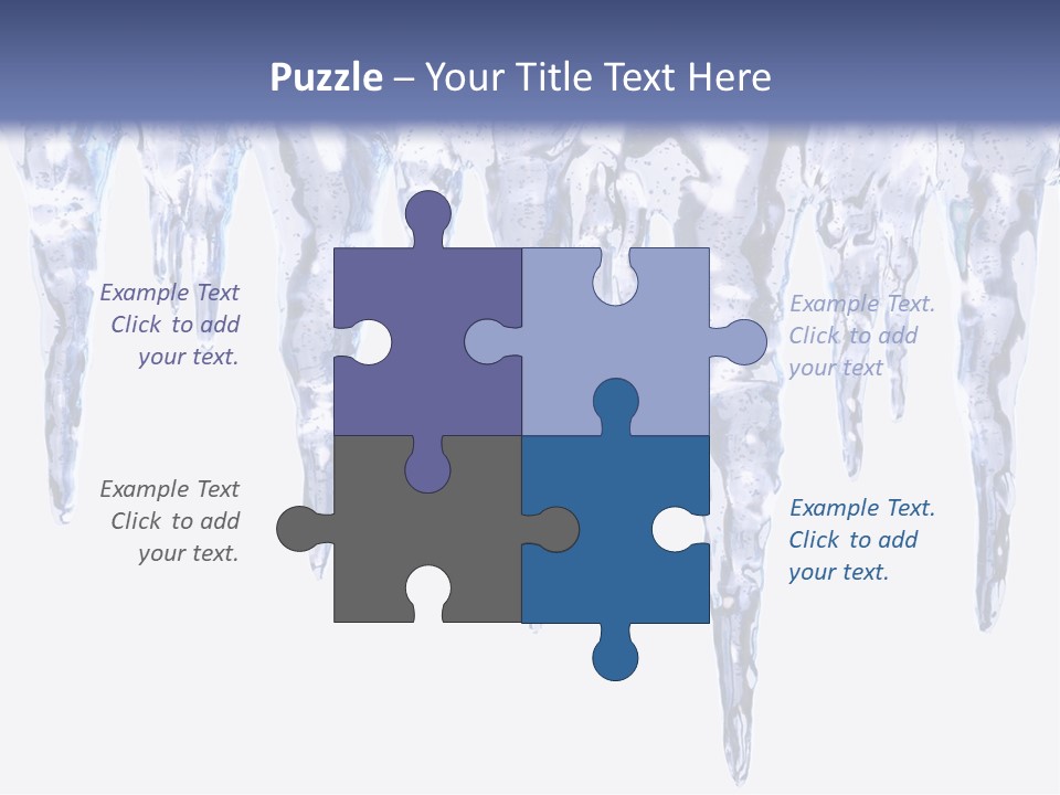 Sharp Nature Frost PowerPoint Template