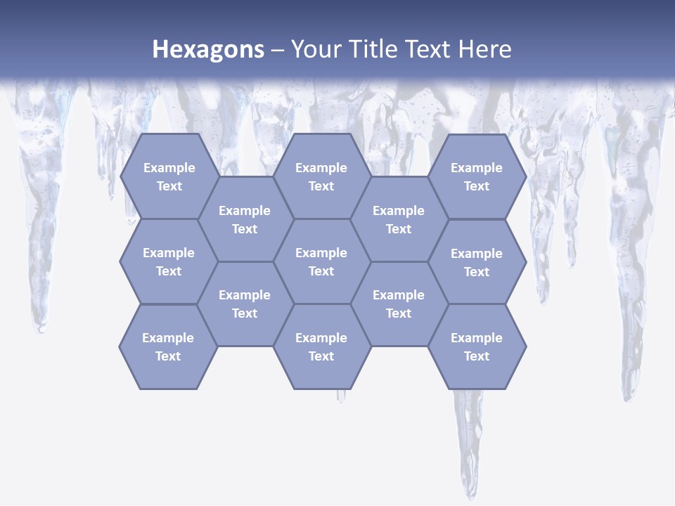 Sharp Nature Frost PowerPoint Template