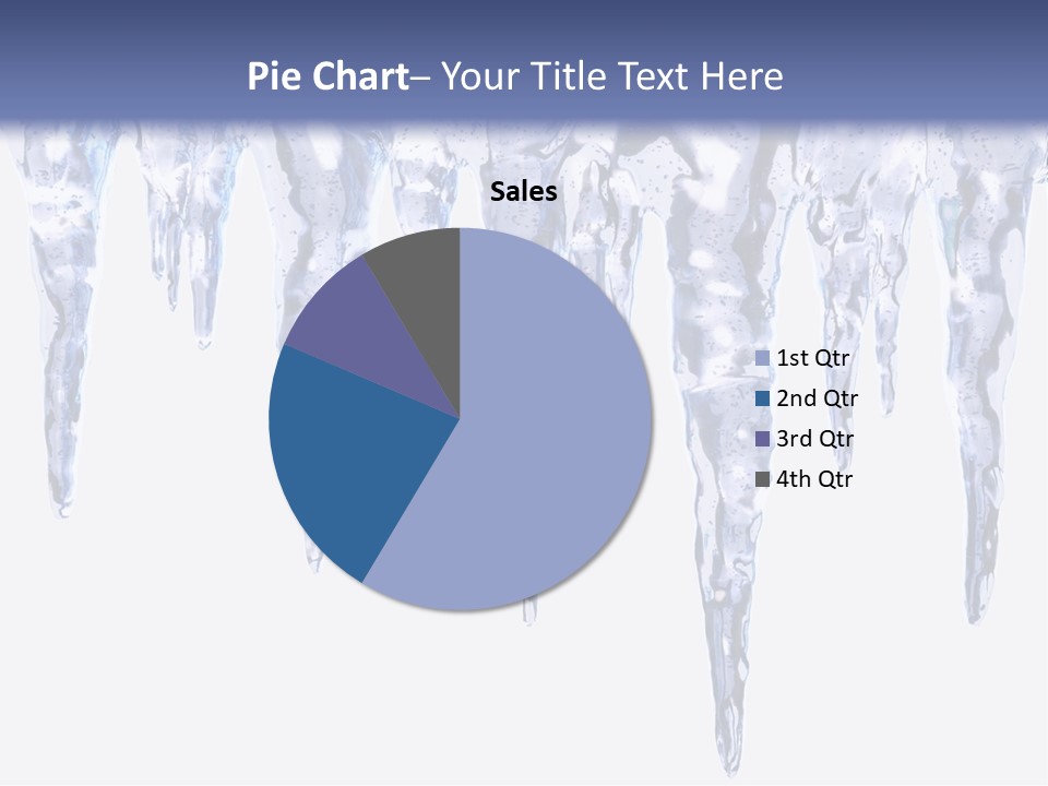 Sharp Nature Frost PowerPoint Template