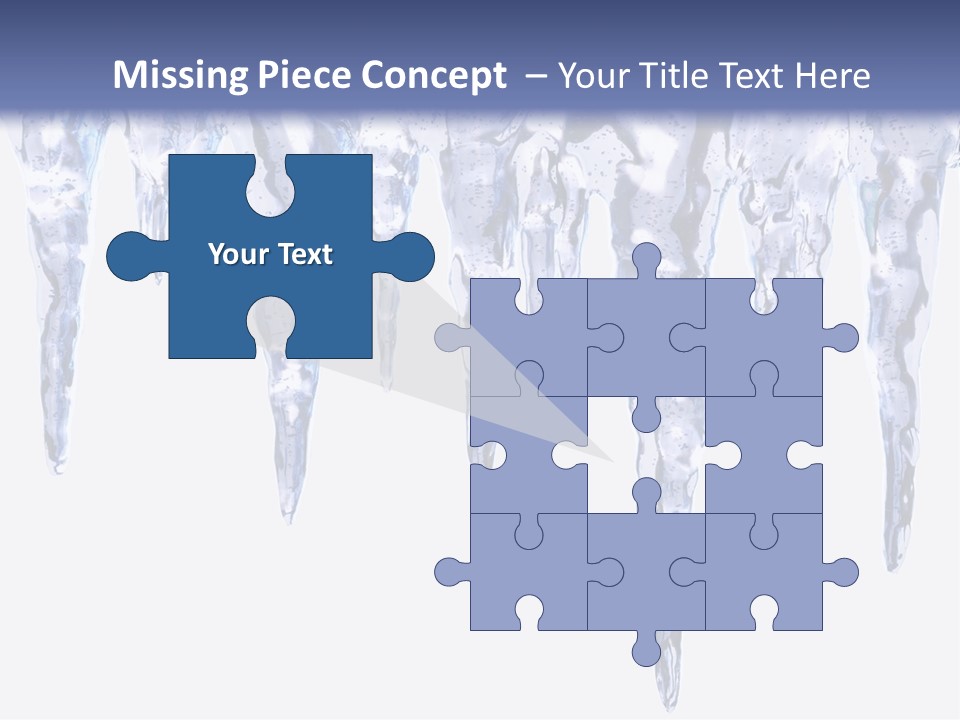 Sharp Nature Frost PowerPoint Template