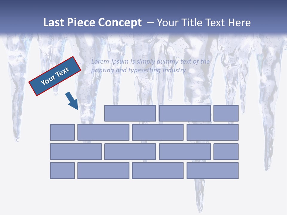 Sharp Nature Frost PowerPoint Template
