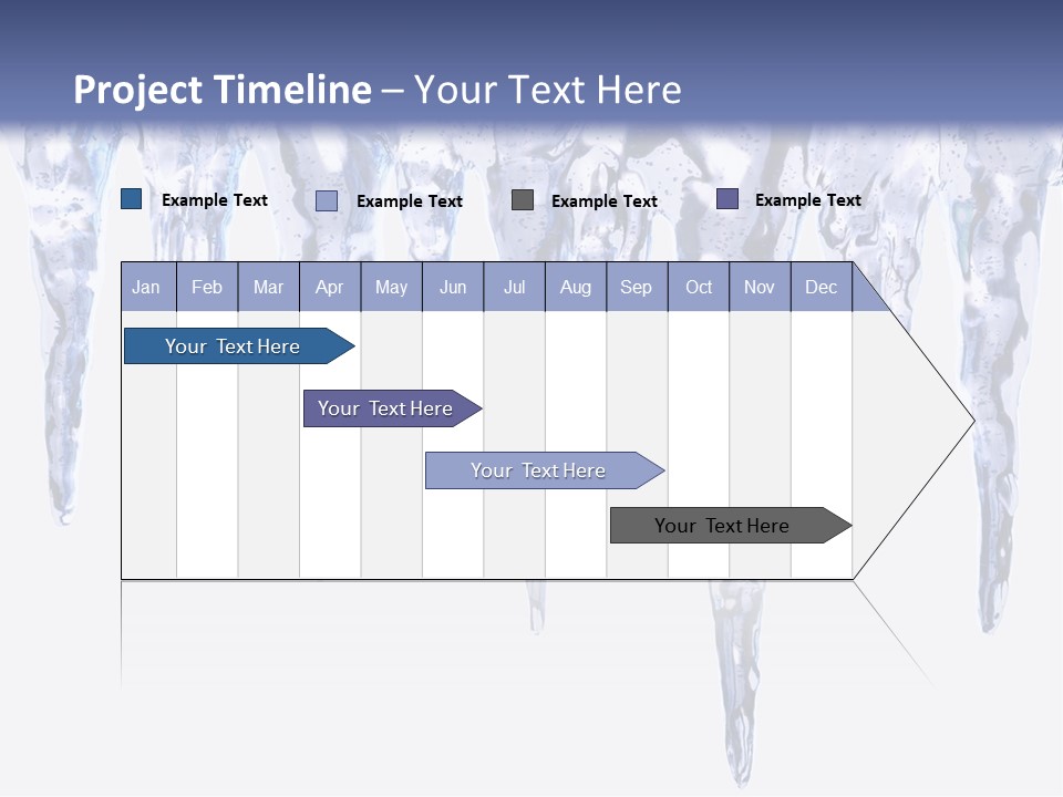 Sharp Nature Frost PowerPoint Template