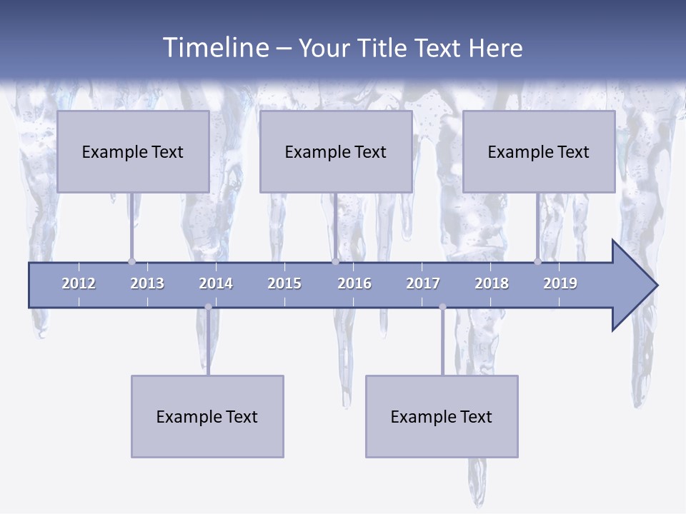 Sharp Nature Frost PowerPoint Template