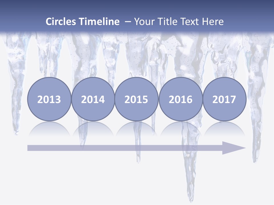 Sharp Nature Frost PowerPoint Template