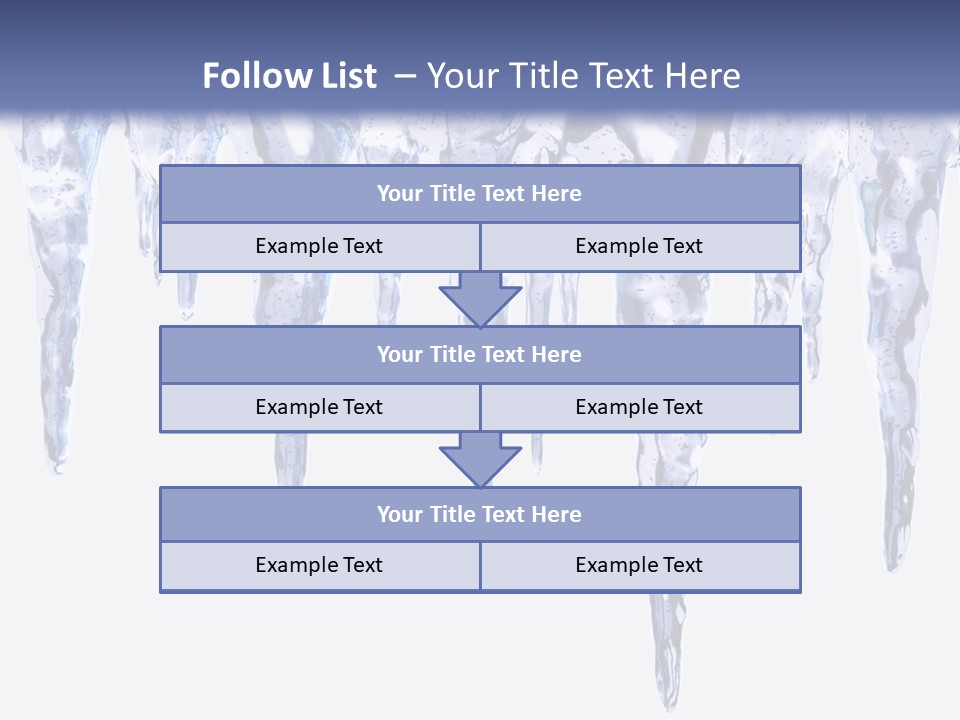 Sharp Nature Frost PowerPoint Template