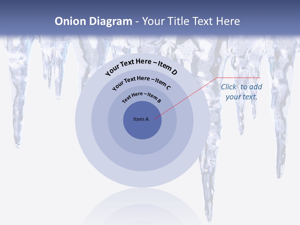 Sharp Nature Frost PowerPoint Template