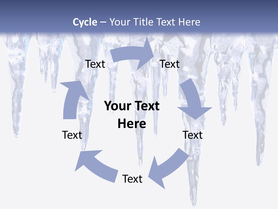 Sharp Nature Frost PowerPoint Template