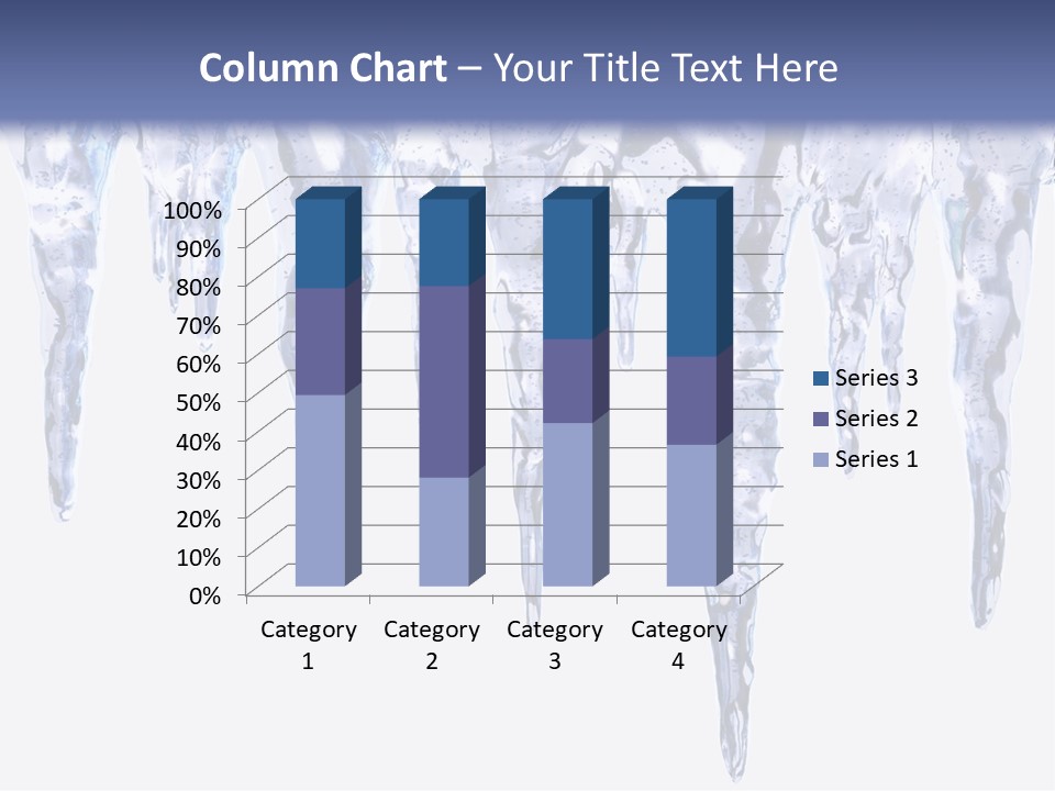 Sharp Nature Frost PowerPoint Template