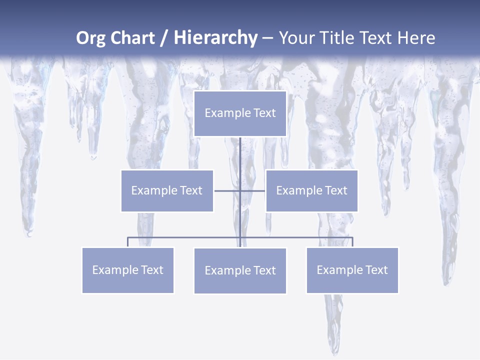 Sharp Nature Frost PowerPoint Template