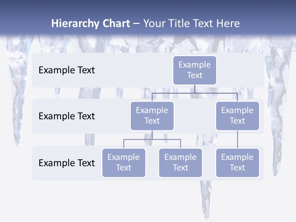 Sharp Nature Frost PowerPoint Template