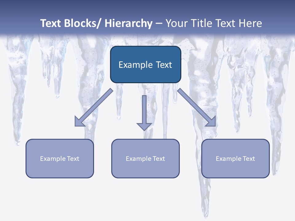 Sharp Nature Frost PowerPoint Template