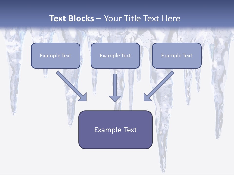 Sharp Nature Frost PowerPoint Template