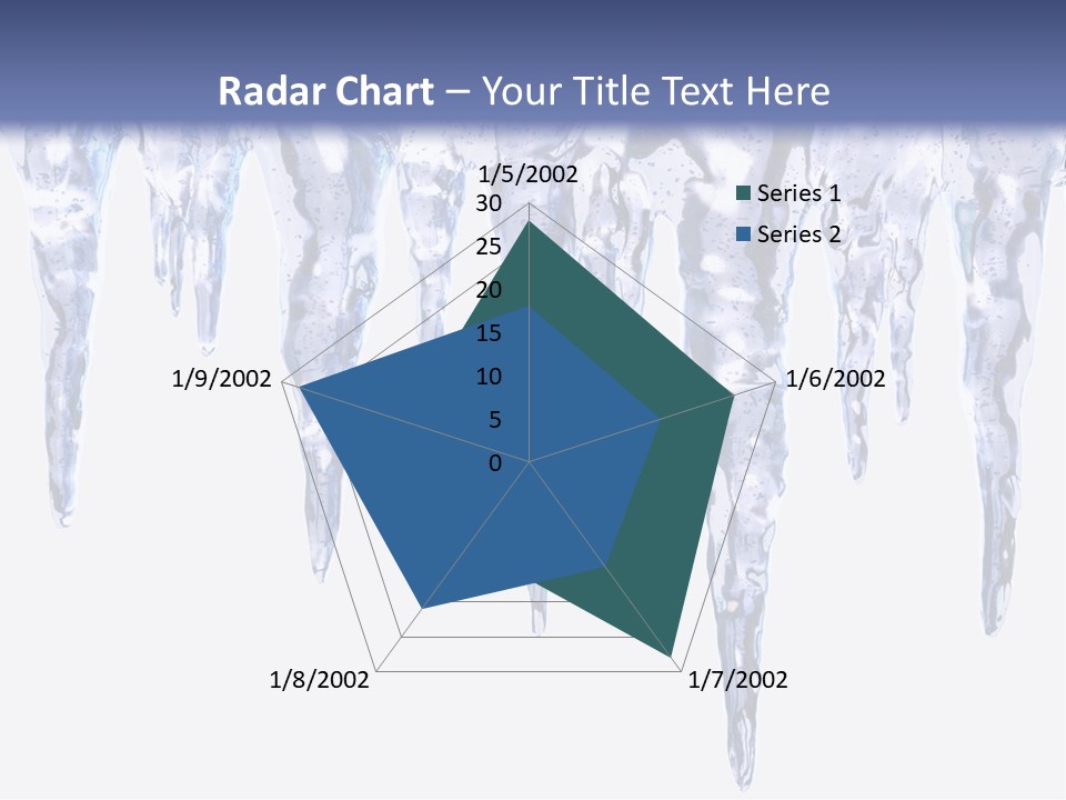 Sharp Nature Frost PowerPoint Template
