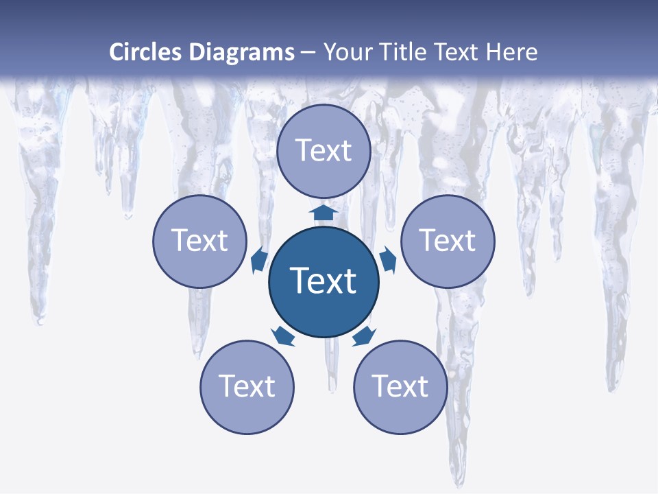 Sharp Nature Frost PowerPoint Template