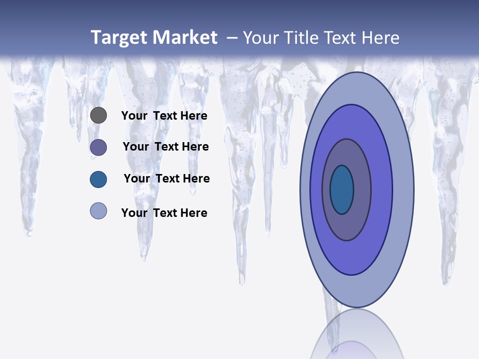 Sharp Nature Frost PowerPoint Template