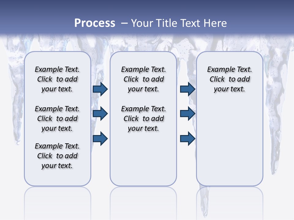 Sharp Nature Frost PowerPoint Template