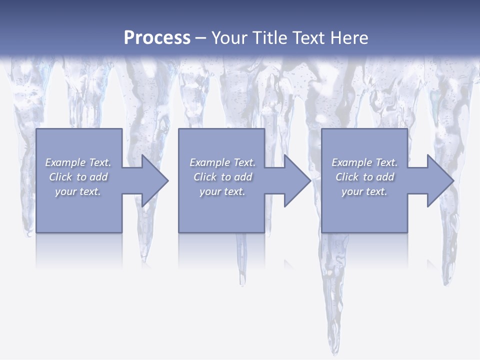 Sharp Nature Frost PowerPoint Template