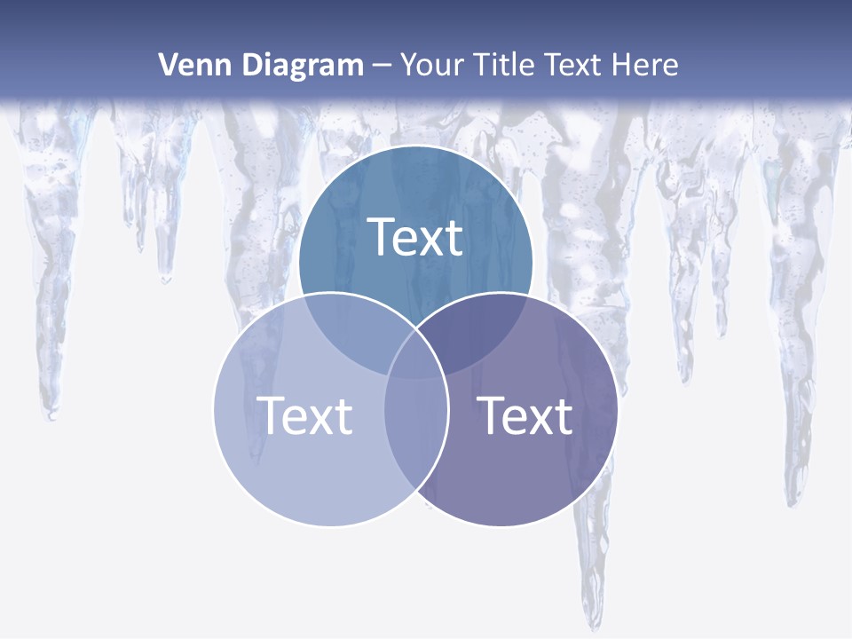 Sharp Nature Frost PowerPoint Template