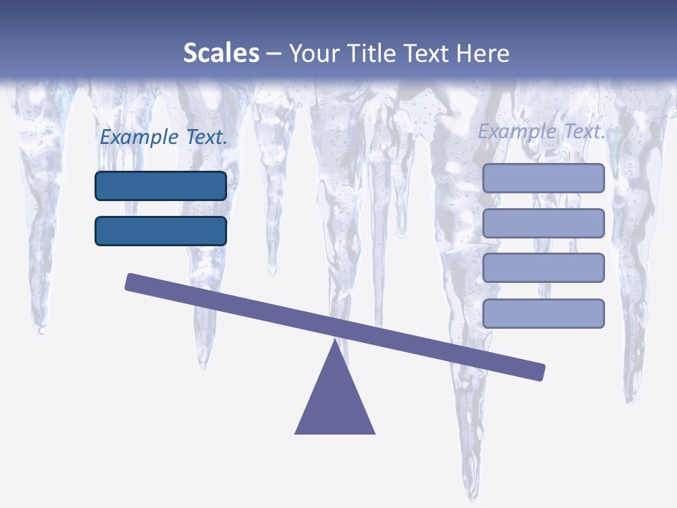 Sharp Nature Frost PowerPoint Template