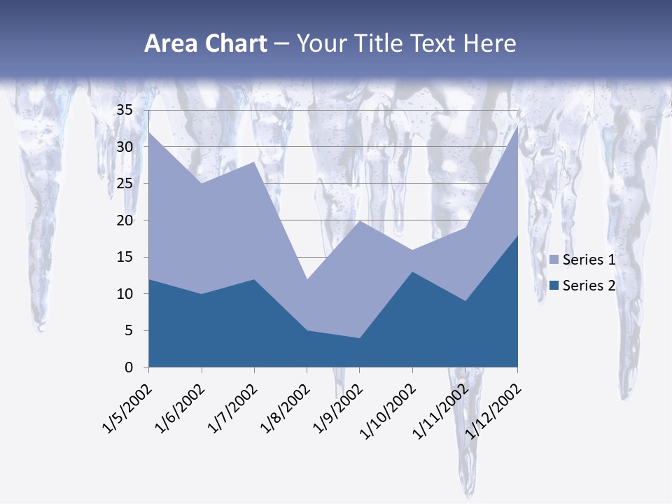 Sharp Nature Frost PowerPoint Template