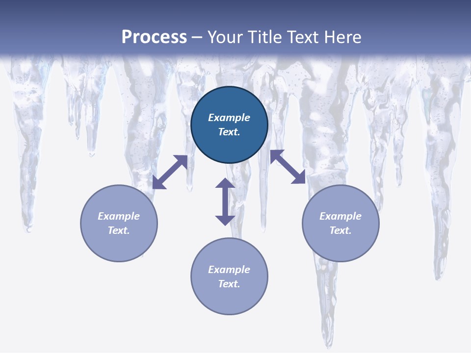 Sharp Nature Frost PowerPoint Template