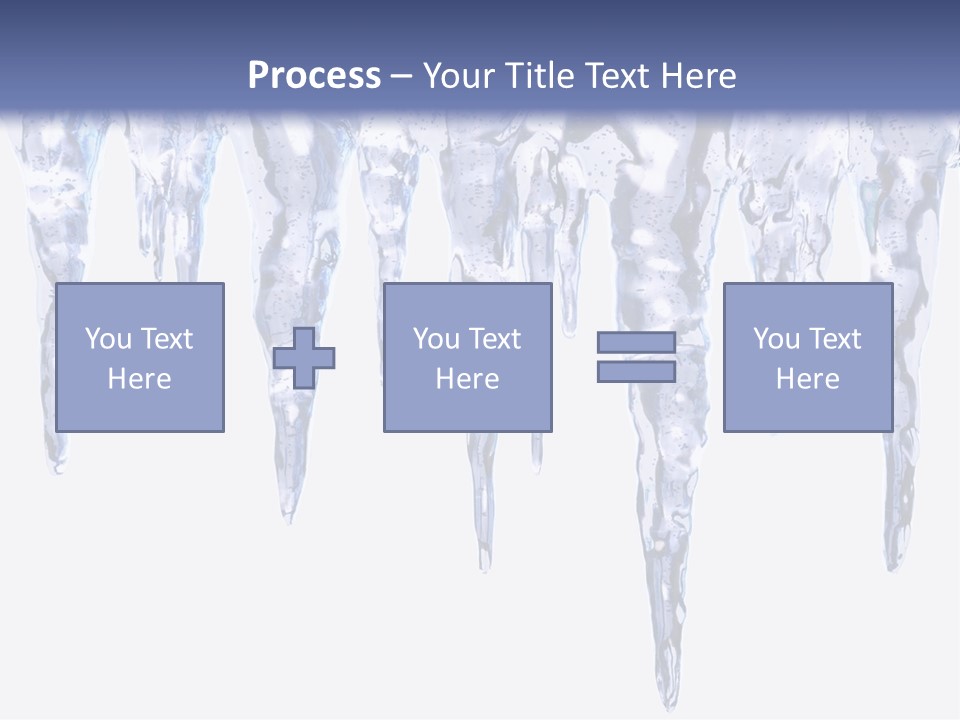Sharp Nature Frost PowerPoint Template