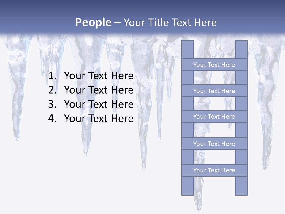 Sharp Nature Frost PowerPoint Template