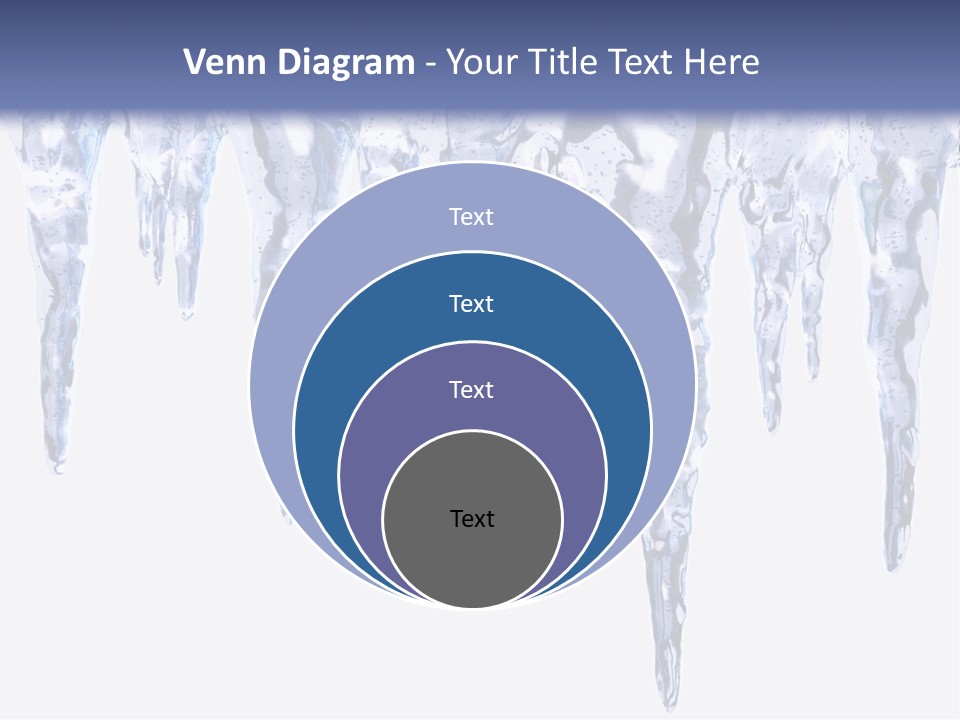 Sharp Nature Frost PowerPoint Template