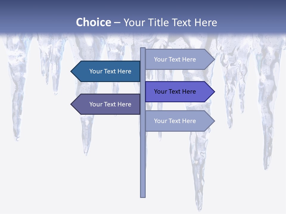 Sharp Nature Frost PowerPoint Template